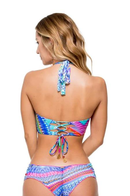 Luli Fama Star Girl Stitched Reversible Halter