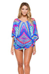 Luli Fama Star Girl Cabana V-Neck Dress