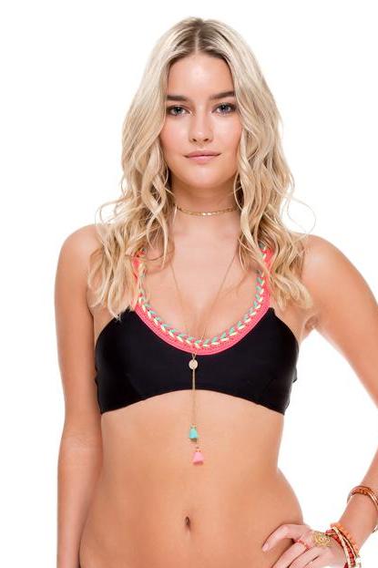 Luli Fama Atrevida Crochet Sporty Top