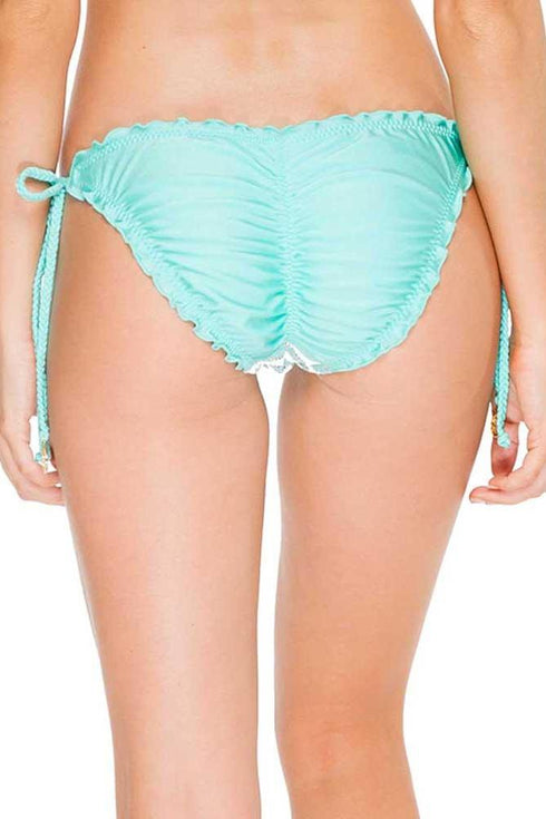 Luli Fama El Malecon Braided Wavey Tieside Ruched Back Full Bottom