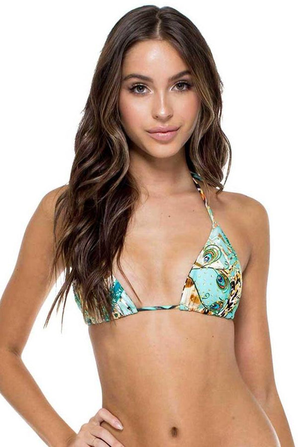 Luli Fama Guantanamera Crystalized Triangle Top