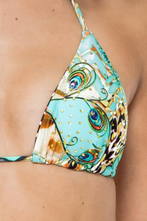 Luli Fama Guantanamera Crystalized Triangle Top