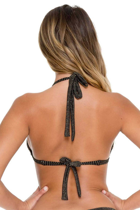 Luli Fama Havana Nights Triangle Halter Top