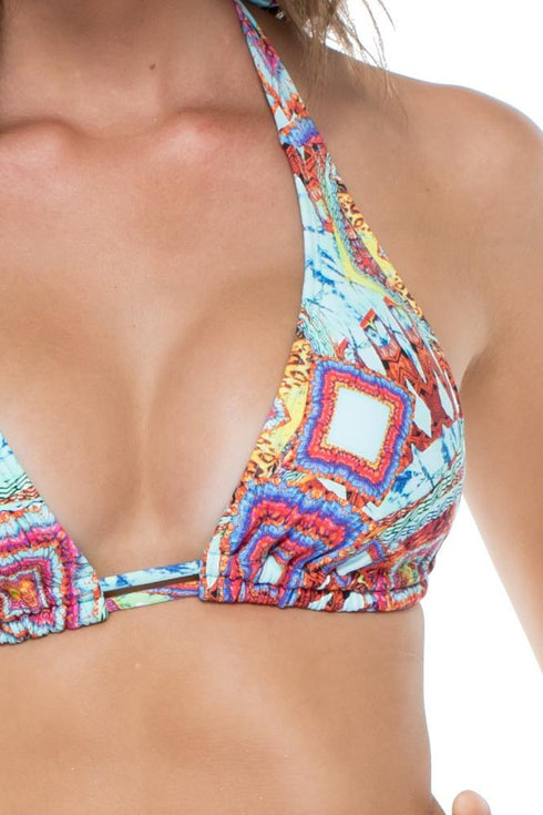 Luli Fama Yemaya Triangle Halter Top