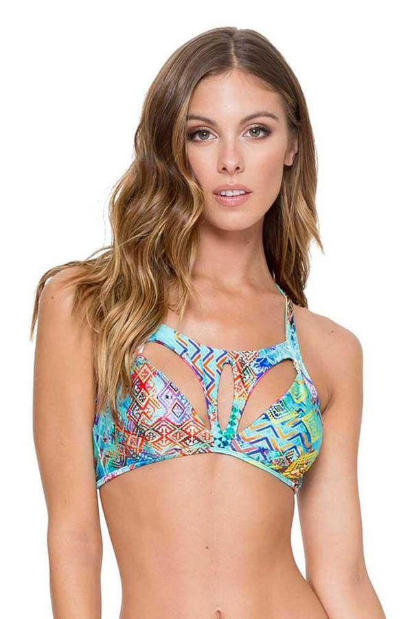 Luli Fama Cayo Hueso So Close Victoria Cutout Top