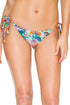 Luli Fama Viva Cuba CRYSTAL SEAMLESS RUCHED BRAZILIAN TIE SIDE BOTTOM
