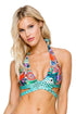 Luli Fama Viva Cuba VICKY REVERSIBLE CUTOUT HALTER TOP