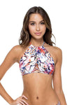 Luli Fama Cienfuegos ISABEL PEEK-A-BOO HIGH NECK TOP