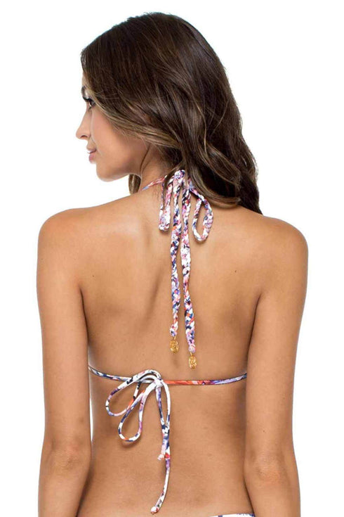 Luli Fama Cienfuegos REVERSIBLE ZIG ZAG CUTOUT TRIANGLE TOP