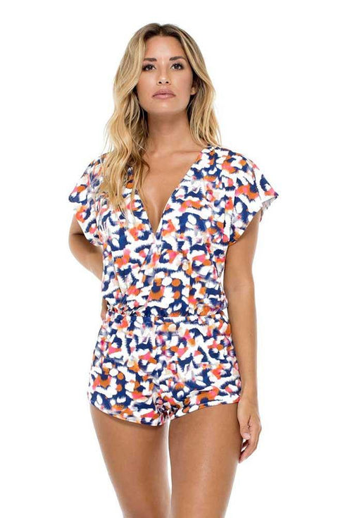 Luli Fama Cienfuegos BACKLESS ROMPER