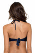 Luli Fama Mambo Lace Up Grommet Bandeau Top