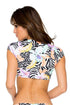 Luli Fama Buena Vista Reversible Drawstring Crop Top