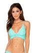 Luli Fama Buena Vista Agua Dulce Reversible Drawstring Halter Top