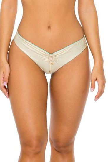 Luli Fama Cosita Buena REVERSIBLE DRAWSTRING RUCHED BRAZILIAN BOTTOM