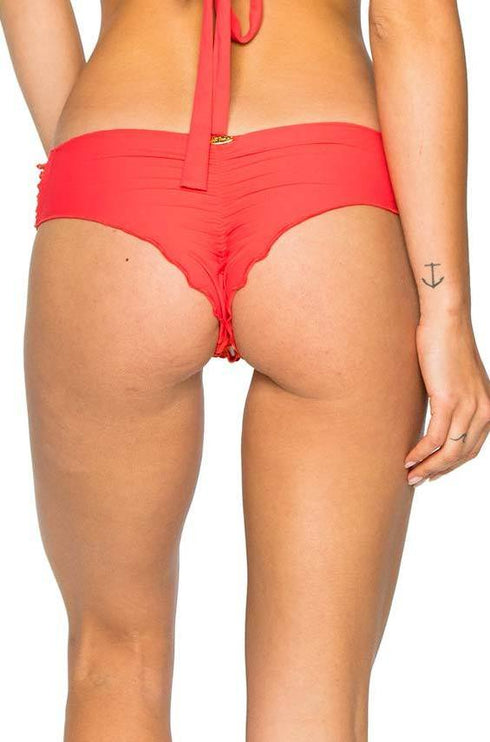 Luli Fama La Cabaña Scrunch Brazilian Ruched Back