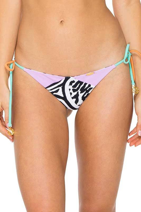 Luli Fama Cayo Setia Brazilian Ruched Back Tieside Bottom