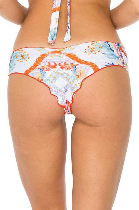 Luli Fama Merenguito Scrunch Brazilian Ruched Back Bottom