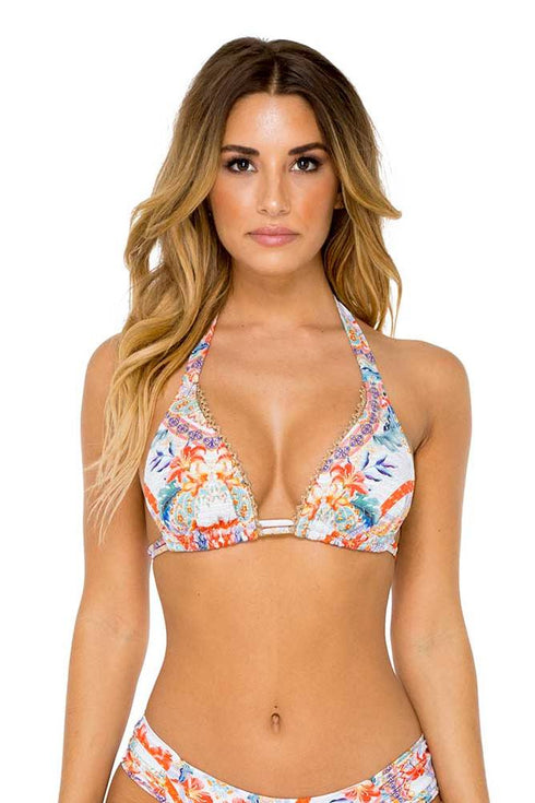 Luli Fama Merenguito Triangle Halter Top