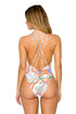 Luli Fama Merenguito Deep V Crossed Back One Piece