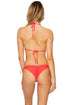 Luli Fama Noches De Sevilla Reversible Lace Trim Ruched Back Brazilian Tie Side