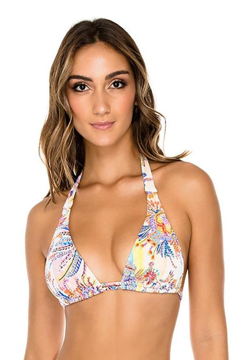 Luli Fama Alcazar TRIANGLE HALTER TOP