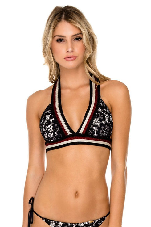 Luli Fama La Giralda Luxe Elastic Halter