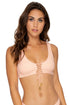 Luli Fama Jagged Bombshell Lace Up Bralette