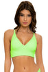 Luli Fama Luli Babe In Miami CROSS BACK BUSTIER TOP