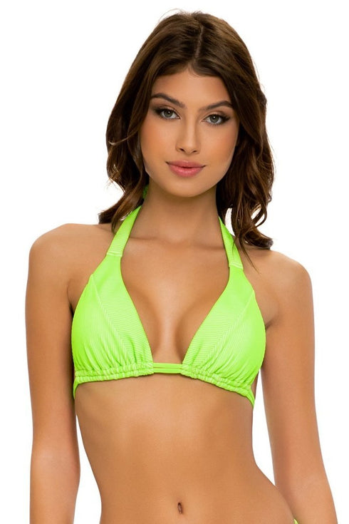 Luli Fama Luli Babe In Miami TRIANGLE HALTER TOP