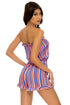 Luli Fama Playtime STRAPLESS RUFFLE ROMPER