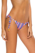 Luli Fama Playtime WAVY RUCHED BACK BRAZILIAN TIE SIDE BOTTOM