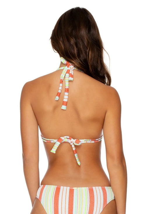 Luli Fama Playtime TRIANGLE HALTER TOP