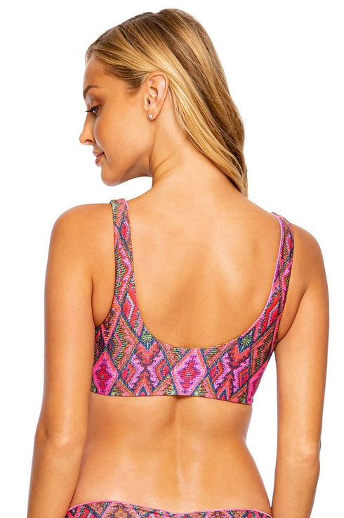 Luli Fama Vamos A Cabos LACE UP BRALETTE