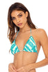 Luli Fama Mermaid Wishes WAVEY TRIANGLE TOP
