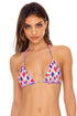 Luli Fama Pink Lagoon TRIANGLE TOP