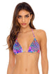 Luli Fama Pink Lagoon TRIANGLE TOP