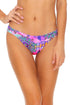 Luli Fama Pink Lagoon Low rise bikini bottom