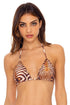 Luli Fama Safari Dreams WAVY TRIANGLE TOP