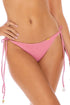 Luli Fama River Dance BLUSH SEAMLESS RUCHED BRAZILIAN TIE SIDE BOTTOM