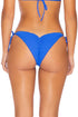 Luli Fama Pura Curiosidad WAVEY RUCHED BACK BRAZILIAN TIE SIDE BOTTOM