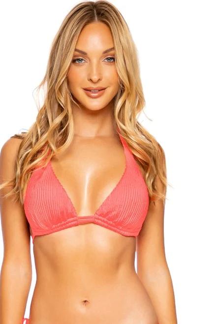 Luli Fama Pura Curiosidad Triangle Halter Top