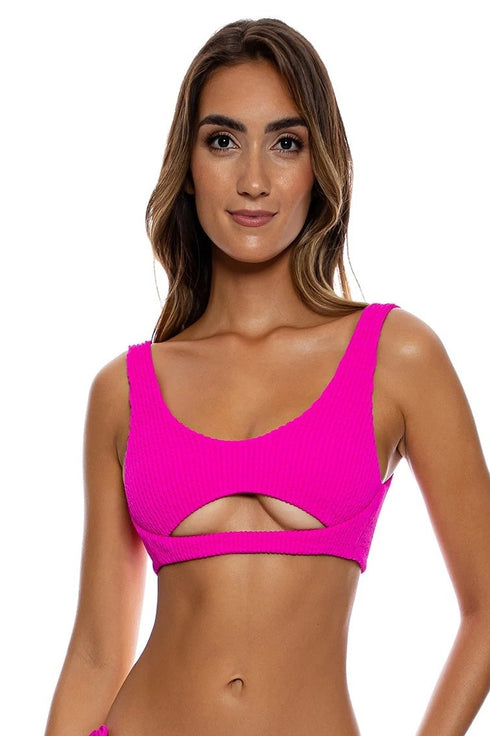 Luli Fama Pura Curiosidad Open Front Bralette