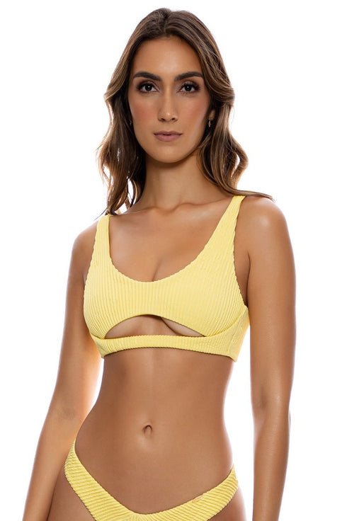 Luli Fama Pura Curiosidad Open Front Bralette