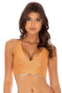 Luli Fama Just Wing It CROSS BACK BUSTIER TOP