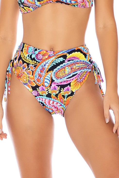 Luli Fama Moon Nights LACE TRIM HIGH WAIST BOTTOM