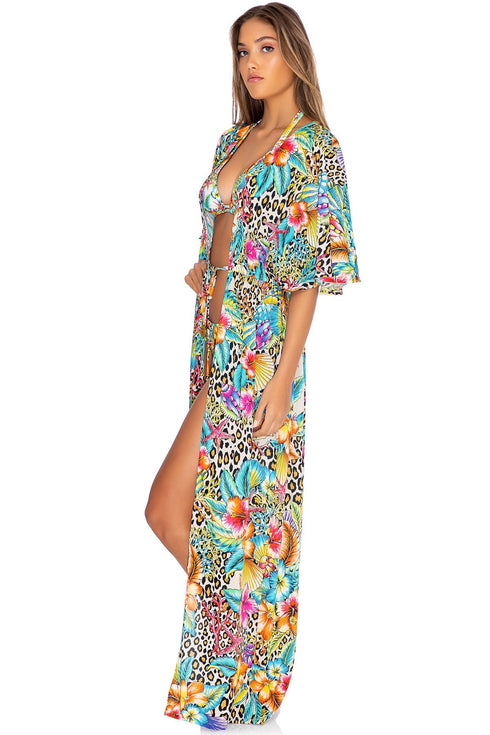 Luli Fama Luli's Jungle LONG OPEN TUNIC