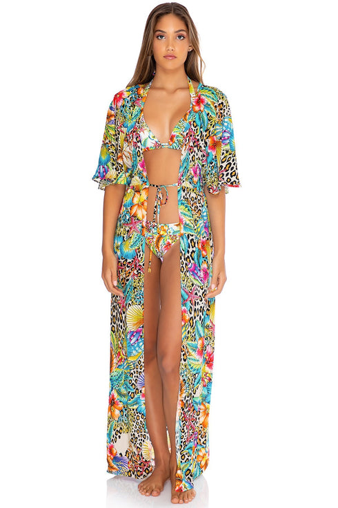 Luli Fama Luli's Jungle LONG OPEN TUNIC