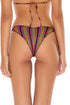 Luli Fama Jungle Glow  SEAMLESS RUCHED BRAZILIAN TIE SIDE BOTTOM