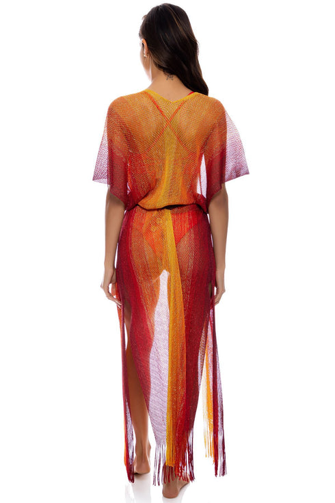 Luli Fama Sunshine Addict Long Caftan