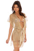 Luli Fama Sunshine Addict Short Caftan